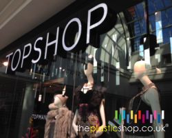 Acrylic Mirror Used in TopShop Window Display