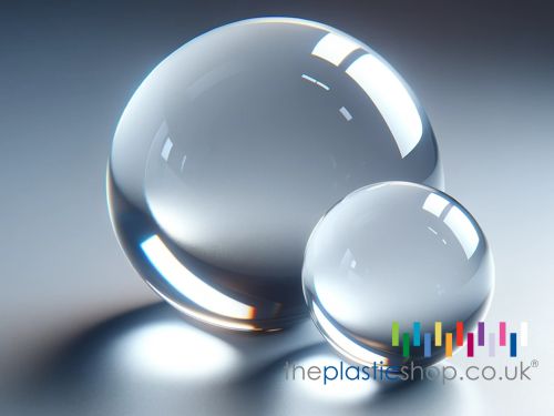 Acrylic balls and spheres from theplasticshop