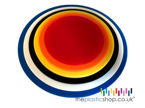 Perspex Discs cut to size